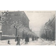 Oyonnax - Avenue de la Gare en Hiver